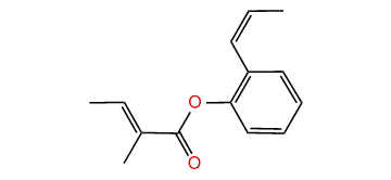 2-(Z)-Propenylphenyl (E)-2-methyl-2-butenoate